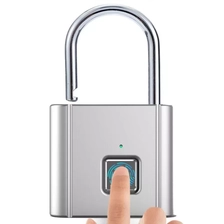 Chiny Bezkluczykowy zamek do drzwi USB do ładowania szybko odblokuj metalowy układ samoobrazujący ze stopu cynku 10 odcisków palców inteligentna kłódka odcisków palców producent