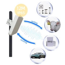 Cina Pemindai Penulis Pembaca Rfid Uhf Jarak Jauh Parkir Mobil Luar Ruangan untuk Sistem Manajemen Inventaris Gudang Tag Kartu Kontrol Akses pabrikan