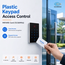 Tsina Plastic Keypad Access Controller, 13.56MHz Card Reader, 12-24V DC, 2000 User, 300 Fingerprints, Bulk Supply ng Data Backup Factory Manufacturer