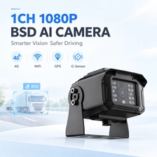 China 1CH 1080P BSD AI Camera 4G WiFi GPS Sistema de monitoramento remoto de gerenciamento de frota para caminhões e empilhadeiras fabricante