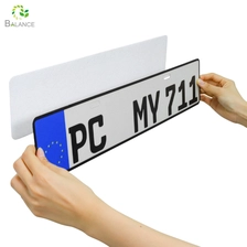 China Almofadas adesivas para matrícula, suporte para placa de carro com gancho e laço fabricante