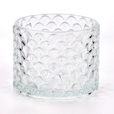 China Luxury Unique Glass Candle Jars For Home Decoration Wedding Gift manufacturer