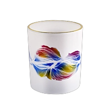 China Luxury Glass Candle Jars For Home Decoration Empty Glass Candle Jars Wholesale manufacturer