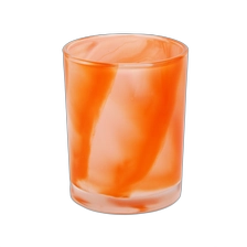 China Custom Rainbow Color Glass Candle Holders manufacturer
