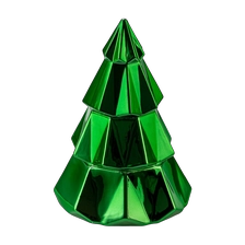 China Christmas Decoraiton Gift Christmas Tree Glass Candle Jar with Lids manufacturer