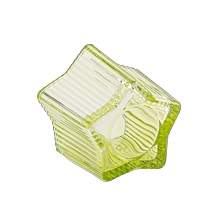 China Star Glass Candle Jar Transparent Vertical Stripe Thickened candle jar home decor manufacturer