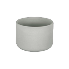 China Stock Gray Matte Ceramic Votive Candle Holder manufacturer