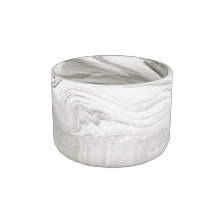 China Empty Marble Finish Ceramic Candle Jar Wholesale manufacturer