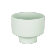 China Light Green Ceramic Bowl For Candles 9oz manufacturer