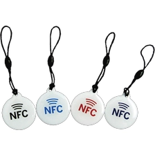China ACM-NFC-T012 Epóxi regravável design personalizado rfid pendurar etiqueta de bagagem porta-chaves RFID fabricante