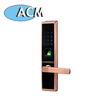 porcelana ACM-TI100 Cerradura de puerta inteligente Cerradura biométrica de huellas dactilares de entrada sin llave eléctrica fabricante