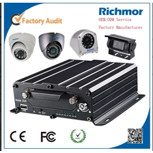 الصين AHD vehicle dvr wth 4channels 720P resolution input GPS tracking with fuel sensor for truck surveillance الصانع