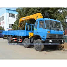 Китай China Dongfeng 6x2 8-10 tons Truck-mounted crane, Straight Boom Crane Truck Manufacturer производителя