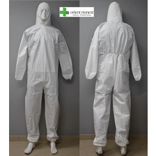China Coverall type 5/6 protective suit with direct hood manufacturer manufacturer