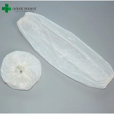 China Mangas descartáveis plásticas, protetor de manga à prova d'água para braço com elástico em manguito - branco fabricante