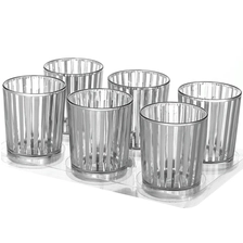 China CD039 Silver Candle Holders Amazon manufacturer