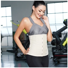 الصين 3 hook Latex Waist Trainer with 9 supporting bones الصانع