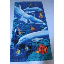 Cina Stampa reattiva asciugamano in microfibra spiaggia produttore