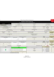 Coca-Cola Certificate