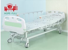 porcelana D358a Cama de hospital con dos manivelas cama de hospital fabricante