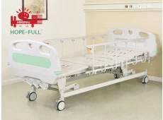 Cina D656a Tiga tempat tidur manual tempat tidur rumah sakit engkol pabrikan