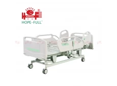 China HOPEFULL K736a Three function electric hospital bed  hospital bed mattress manufacturer