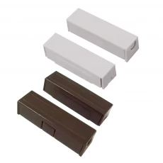 porcelana Sensor de contacto de puerta magnético con cable montado en superficie opcional, Color blanco/marrón, No/NC, para sistema de alarma fabricante