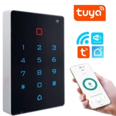 China IP67 à prova d'água Tuya App controle teclado de controle de acesso de porta única com comunicação remota WIFI fabricante
