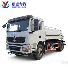China SHACMAN brand 12 cubic meter street sprinkling truck‌ with water wagon‌ supplier manufacturer