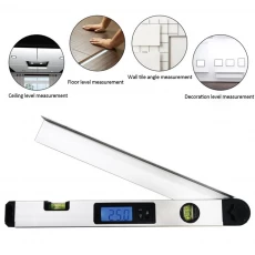 China Backlight Lcd Display Aluminum Digital Angle Ruler Meter Function Precision Accuracy Digital Angle Finder manufacturer