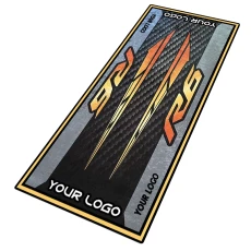 중국 Custom Nylon Pit Mat for Motorcycle Garage Modern Washable Cut Pile Rug Easy Clean for Off-Road Adventures Novelty Design - COPY - fakisv 제조업체