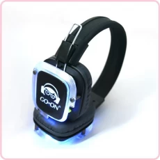 الصين 3 قناة RF-309 سماعة الرأس اللاسلكية لحفل وحدث ديسكو صامت الصانع