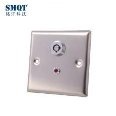 China 100000 times test stainless steel emergency button with the key for hollow door manufacturer