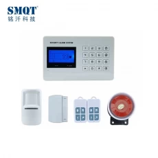 China EB-832 wireless intelligent GSM+PSTN home security alarm system manufacturer
