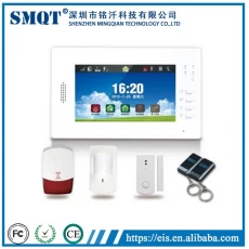 China EB-839 Visualized Operation Platform 7 Inch Touch Screen Wireless GSM Home Alarm manufacturer