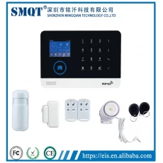 Çin Ev için yüksek kaliteli GSM + WIFI kablosuz APP kontrol alarm sistemi üretici firma