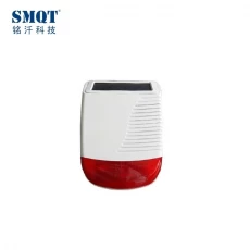 China High quality wireless strobe siren with solar for alarm system manufacturer