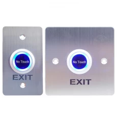 China Infrared No Touch Exit button with 2 Colors LED light use for door access control system manufacturer
