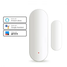 porcelana El sensor de contacto de puerta inteligente WiFi funciona con amazon alexa rutinas google home e IFTTT fabricante