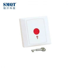 China auto-reset/key-reset emergency push button for access control and alarm manufacturer