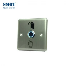 China stainless steel door open button with led light for access control system manufacturer