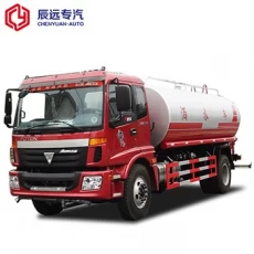 porcelana Foton marca AUMAN serie 10cbm -12cbm agua camión cisterna aspersor precio del camión fabricante