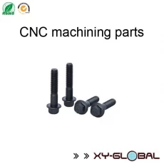 China CNC machined parts companies, Steel CNC machining screws with heat treatment manufacturer