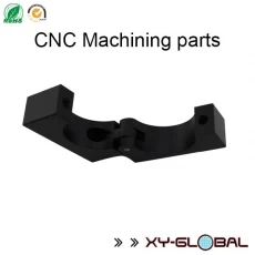 China Aangepaste aluminium cnc machinale onderdelen met zwarte anodiseren oppervlak fabrikant