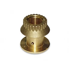 China Bronze do OEM e peça de cobre da carcaça de vácuo com sopro fabricante