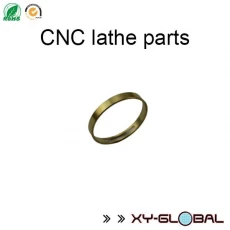 China SUS304 CNC lathe ring with gold plated manufacturer