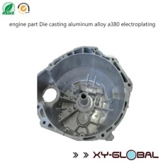 China engine part Die casting aluminum alloy a380 electroplating manufacturer