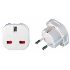 Chine 10 a/16 a 240V 4.0/4,8 mm UK to Europe plug adapter se-9625 fabricant