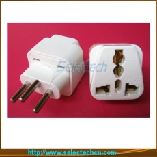 China 10A 250V 4.0mm Universal to swiss plug converter with ground pin SE-UA11A manufacturer