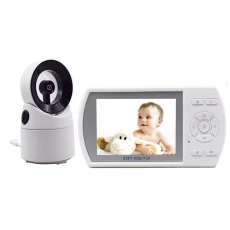 China Digitaler drahtloser Videobaby-Monitor Nachtsicht-Baby-Monitor der 3.5inch LCD mit Temperaturüberwachung Hersteller
